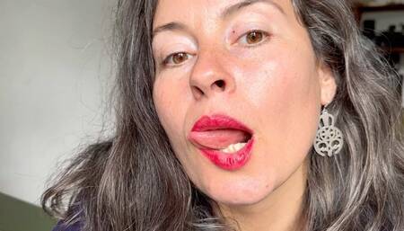 licking you with her wet tongue mpeg