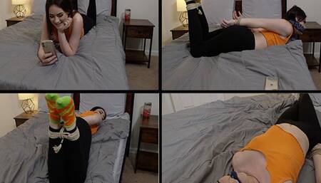 Laney Pumpkin Sock Bondage