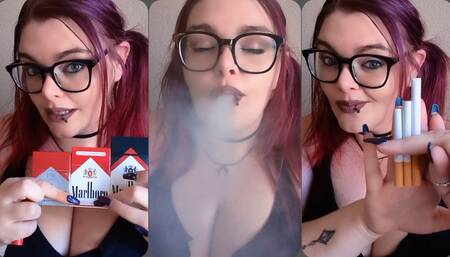 Smoking 3 different types of Marlboros