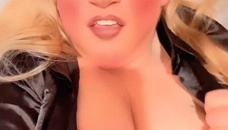 Cleavage tease I know it makes your little dick hard