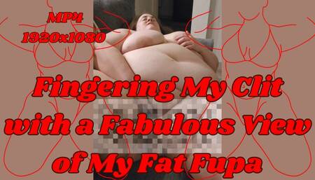 SSBBW Rachel Fingers Her Clit Under Her Delicious Fupa MP4 1920x1080