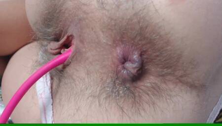 Farts When Vibration in My Pussy, Close up View