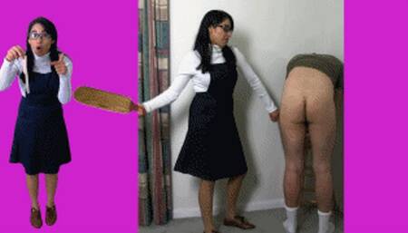 Office clerk eRica finds a nasty used condom in the bathroom! Punishes her male coworker for leaving it behind!