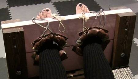 Feet tickled up close 3 angles! "Im gonna pee my pants!" LOW