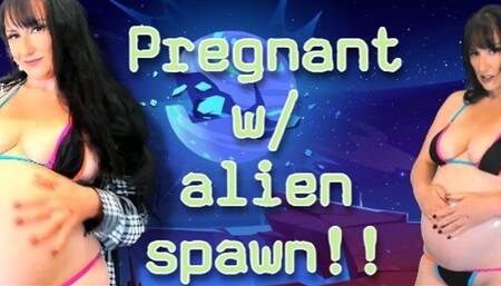 Pregnant w Alien Spawn! WMV