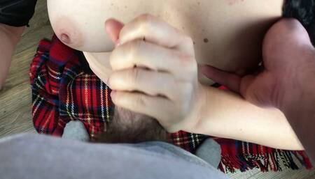 Let's Masturbate and Cum Together. Please Jerk Your Cock in Front of My Face as Close as Possible. POV