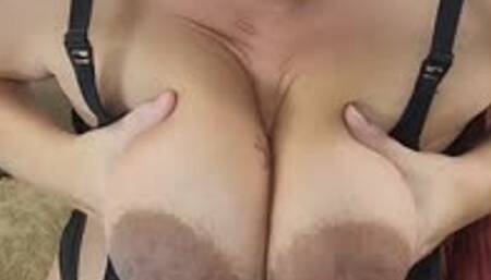 Be a good boy and nurse on mommys pregnant titties