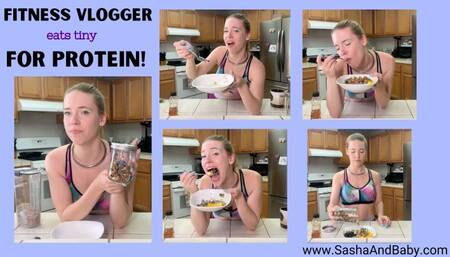 Fitness Vlogger Mukbang Finds and Eats Tiny Man in Yogurt