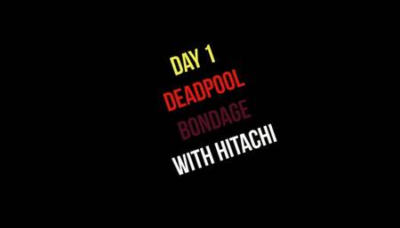 Intense Bondage Wand Orgasms for Deadpool