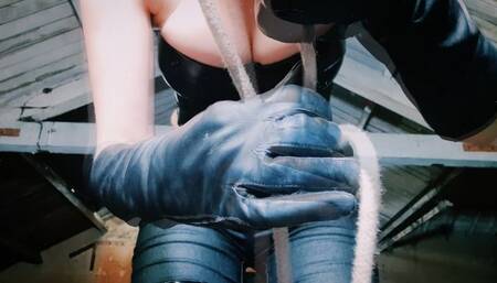 TIED AND TAPE GAGGED ASMR