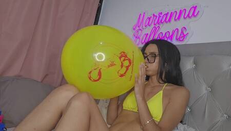 Trying the Miss snapback balloons for the first time (B2P)