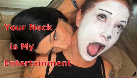 Your Neck Is My Entertainment - Morgana Soles And Autumn Bodell Vampire Throat Worship Neck Licking Throat Biting Mesmerized Woman Following Orders