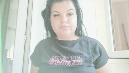 Perfectly sexy outfit for a sexy smoker