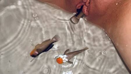 Fake Fish in My Pussy