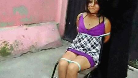 Missing Girl Chairtied