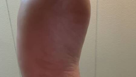 Under soles view of Costa Rican cutie size 11