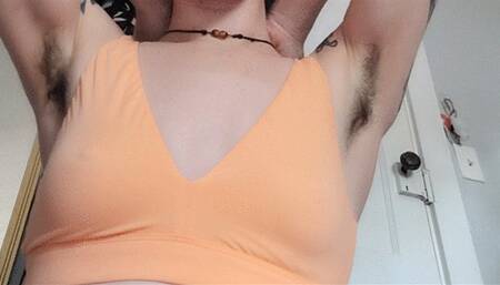 Hairy Underarm Combing