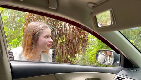 Petite Student Asked Me for a Ride so I Fucked Her in the Car