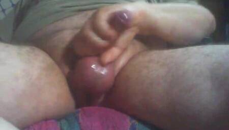 Massive Cumshot Upon Arriving From Work