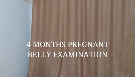 4 MONTHS PREGNANT ABDOMINAL EXAMINATION