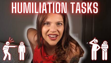 HUMILIATION TASKS