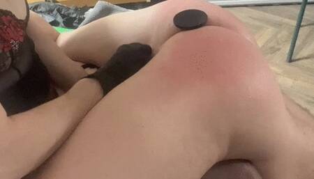 The discipline and pleasure in the wheelbarrow position Part 2