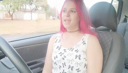 Driving and smoking with all the windows closed - breathing in all the smoke