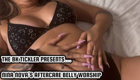 NINA NOVA’S AFTERCARE BELLY WORSHIP