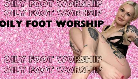 Shiny Oily Foot Worship