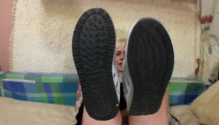 #49: French maid Violett's smelly sneakers - from Hungary