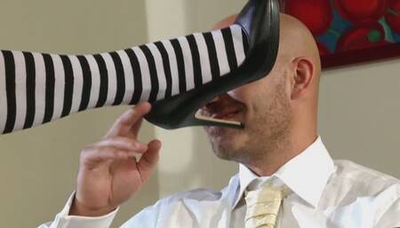 Amazing maid fucking with her boss