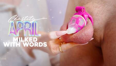 I taught my chastity sub to cum on command!