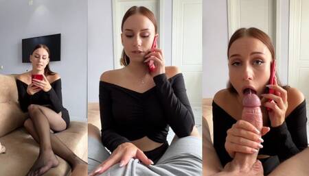 Мой парень отправил меня изменять! Я рассказала по телефону как меня трахали в глотку!