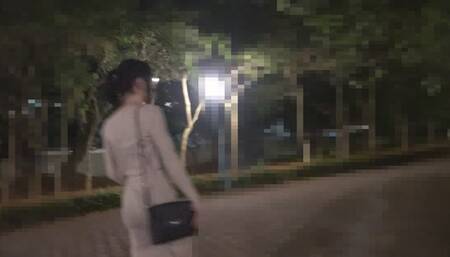 Remote control vibrate anal plug underclothes in public