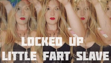 Locked up Little Fart Slave
