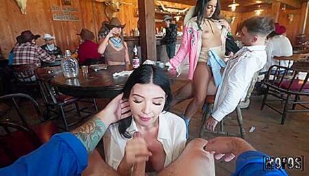 Get Fucked In Cowboy Bar With Kai Jaxon