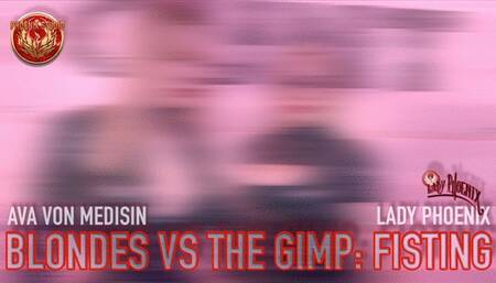 Blondes vs The Rubber Gimp: Fisting