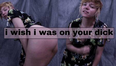 I wish I was on your Dick JOI - MP4