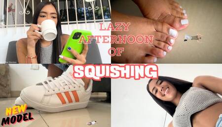 Lazy Afternoon of Squishing 4k - New Giantess Serena - Rise of the Giantess ( 4K)