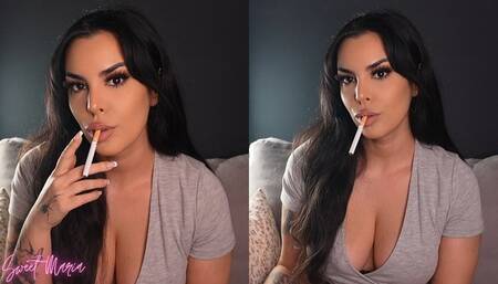 Smoking desperation and peak snap inhales ~ Sweet Maria