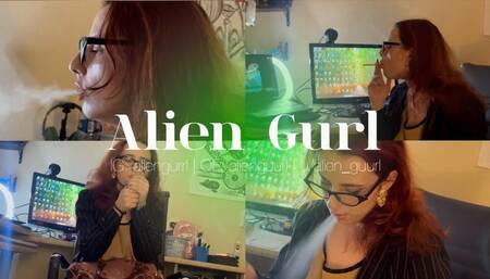 Chainsmoking in the Office: my colleague filmed me without my permission | Alien Girl