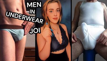 Men In Underwear JOI - The Goddess Of Destruction Jerk Off Instructions