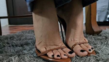 Katherine High Heel porn and Highly Arched Feet Fetish