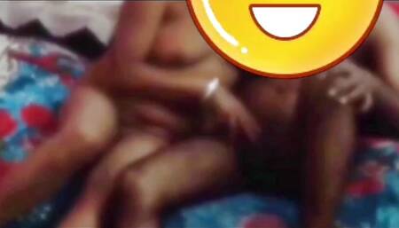Desi Indian Newly Married MILF Wife Gangbang with Her Husband's Friend