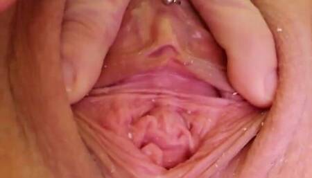 This Is the View up Close and Personal of Me Me Cumming!