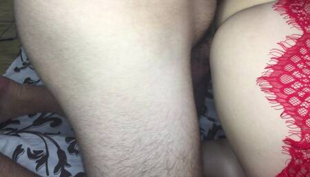 Slow Doggy Fuck with Pulsating Creampie