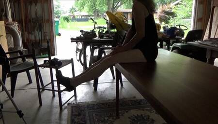 Granny Lilly sitting on the table part one