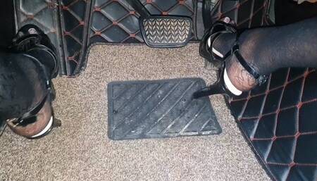 LAYING Down The Gas Pedal In My Heels And Fishnets