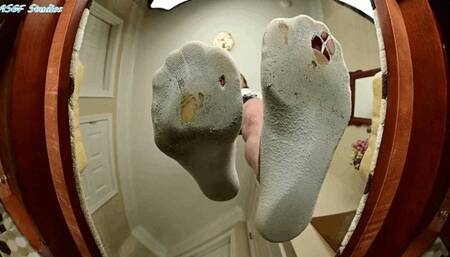 Funky foot girls filthy sock crush!! - MOV