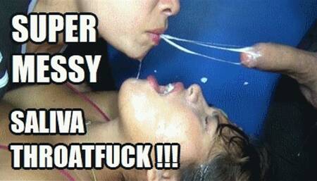 DEEP THROAT SPIT FETISH 240825HC SARAI + KARIME THROATFUCKING ONE MODEL SHOWERS WITH SPITTLE AND CUM THE OTHER MODEL´S FACE AND SLOPPY DEEPTHROAT (FULL HD MP4 VERSION)